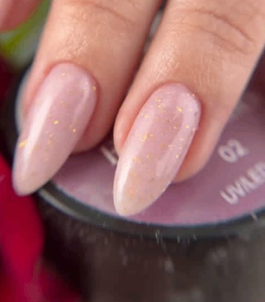 Glitter nude