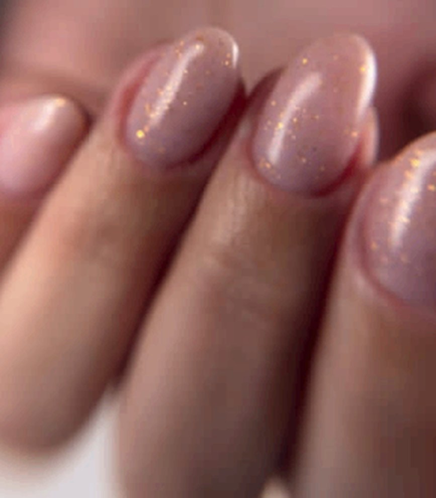 Glitter nude