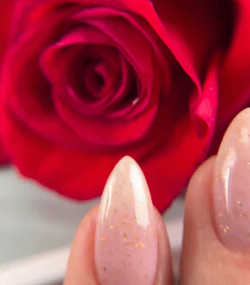 Glitter nude